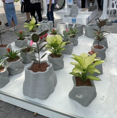 3D printed pots for garden
