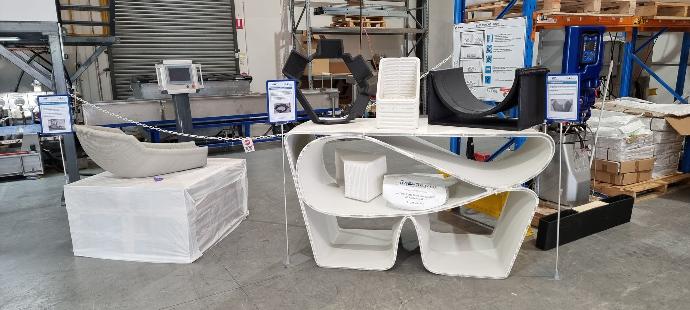 Large-scale 3D-printed parts