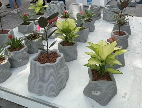 3D printed pots for garden